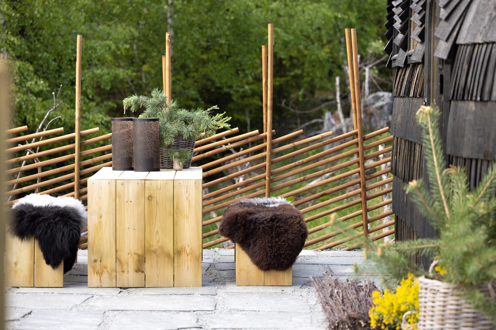 Sittebenk uteområde